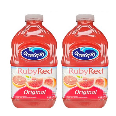 오션스프레이 루비 레드 자몽 드링크, 1.89L, 2개