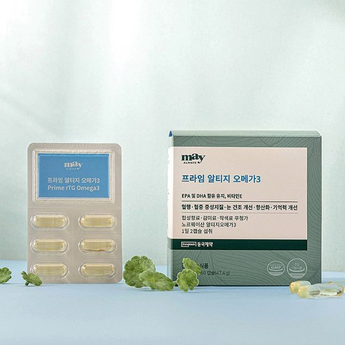 동국제약 메이올웨이즈 프라임 알티지 오메가3 47.4g, 60정, 1개