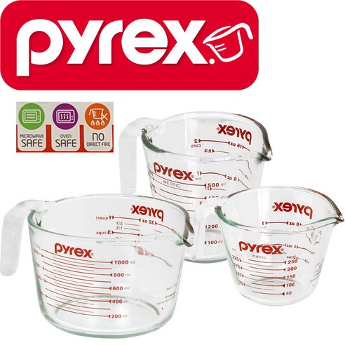 코스트코 PYREX 파이렉스 계량컵 3P 중국산 유리, 1개