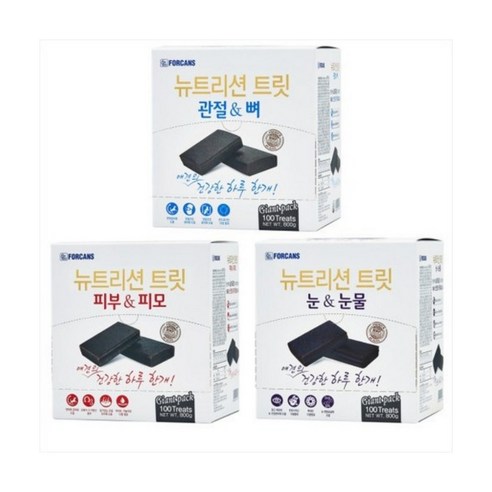 포켄스 뉴트리션 트릿 800g +추가10p 눈/귀 영양제, 관절&뼈 800g 강아지 영양제 Best Top5