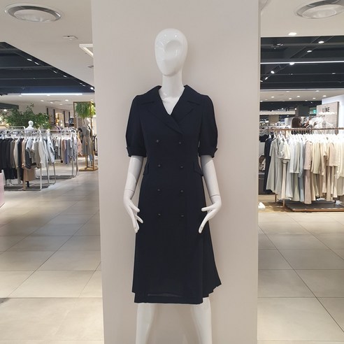 [백화점매장 정품출고] JJ지고트 더블버튼플리츠원피스GM5M0OP92