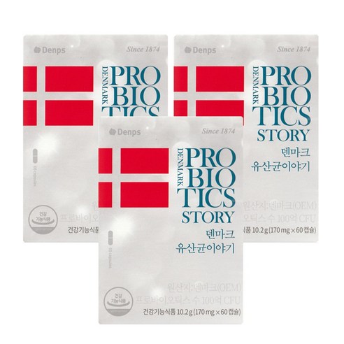 덴프스 정품 덴마크 유산균이야기 프로