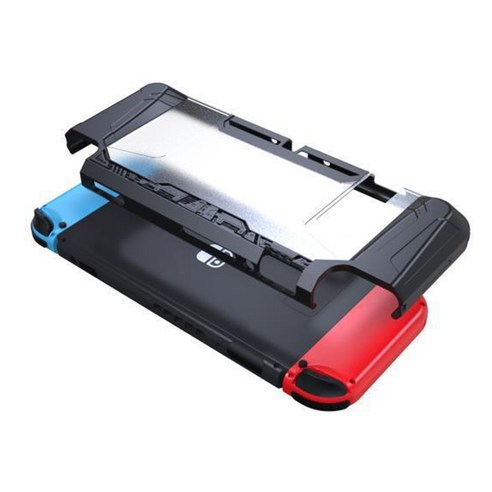 헤이맨 닌텐도 스위치 전면 보호 아머 케이스 – 그레이 색상, 1개 닌텐도게임추천