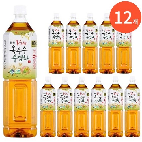 광동 옥수수수염차 1.5L x 12펫, 12개