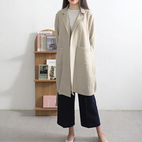 도안 패턴 여성 자켓