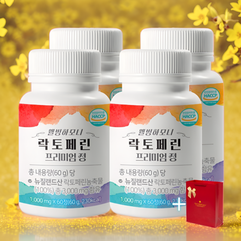 웰빙하모니 락토페린 프리미엄 정, 4개, 60정