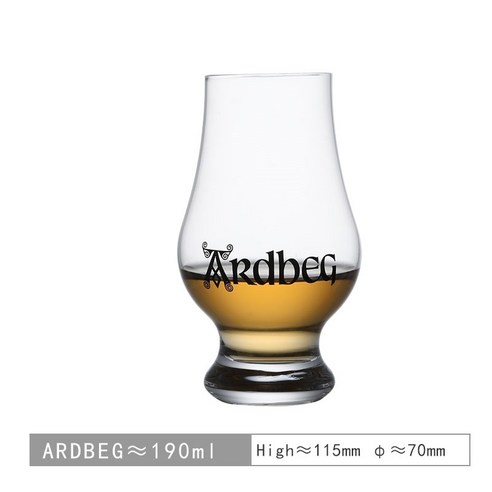 ARDBEG 아드벡 핸드메이드 ISO표준 위스키 테이스팅 글라스 190ml, 2개