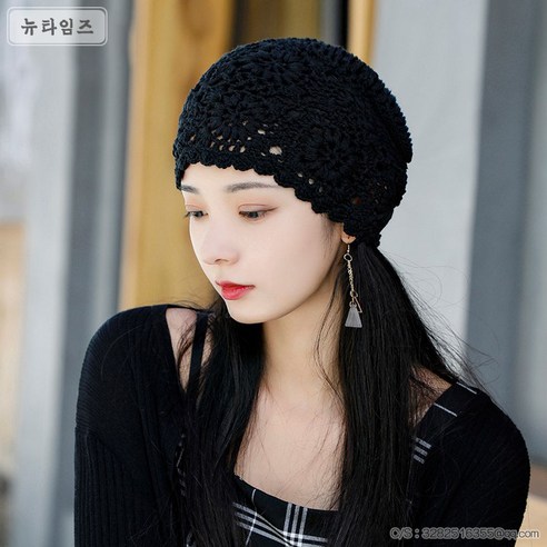 섬세한 손길로 완성하는 여름날의 낭만, 데일리 앤틱 코바늘 여성 모자