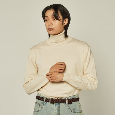(트래드클럽) 베리 목폴라 남성 니트 스웨터 할인가격 29,000원