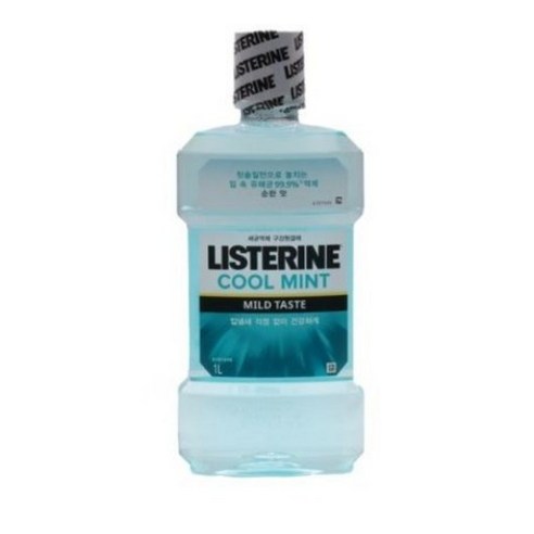 리스테린 쿨민트 마일드 구강청결제, 1000ml, 1개
