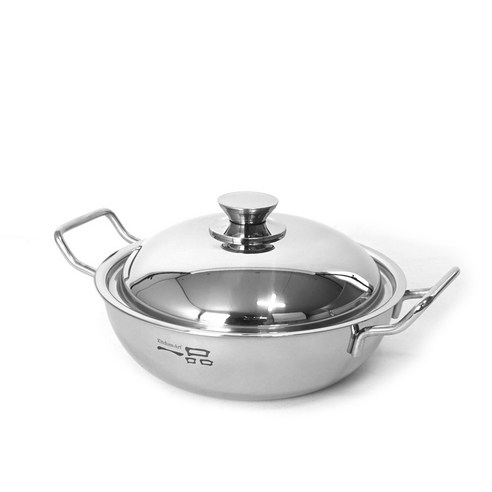 키친아트 일품 통3중 파티웍, 24cm, 1개