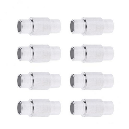 8mm 베어링용 2x8 알루미늄 롤러 스케이트 스페이서 부품, 실버