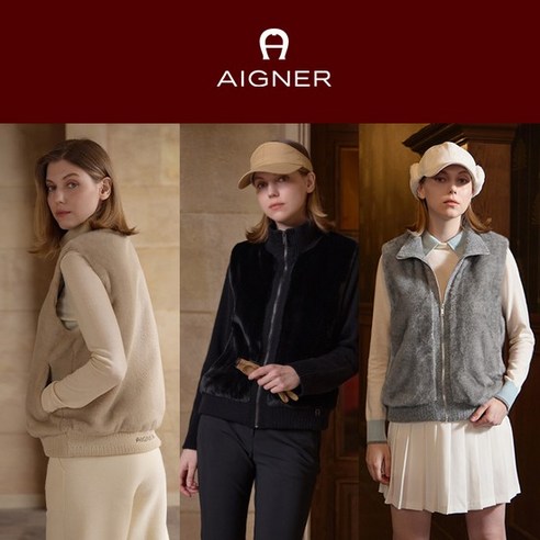 아이그너 AIGNER 23FW FAUX FUR 베스트 여성