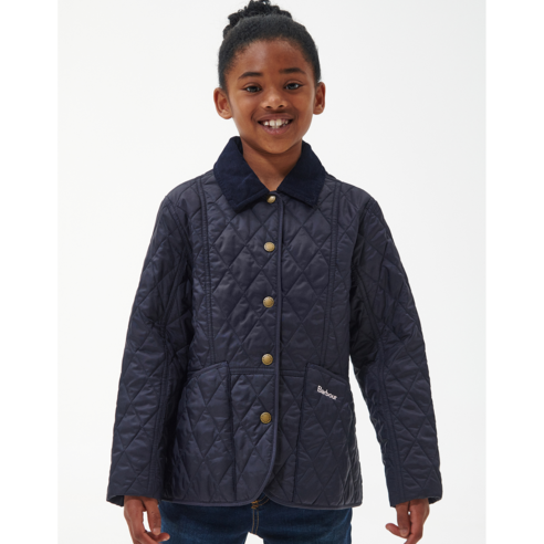 [Barbour Kids] 바버 키즈 네이비 Summer Liddesdale 퀼팅 자켓 (URJU3F701N2)