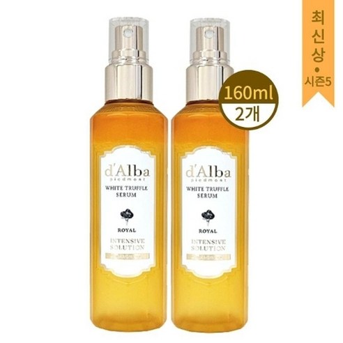 기타 [대용량시즌5]달바미스트세럼화이트트러플160ml2개, 달바시즌5로얄세럼160ml 2개, 2개, 160ml