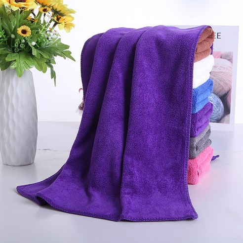ZZJJC 세차타월차타월400g 두껍게 물흡입클리닝타월세이버타월포, 플럼퍼플, 작은 30*30cm