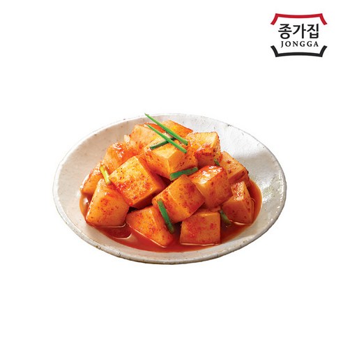 종가 깍두기 500gx2 맛있는 간편식 한국식품, 2개, 500g