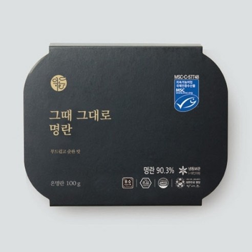 덕화명란 덕화푸드 그때 그대로 명란젓 100g 부드럽고 순한맛, 1개