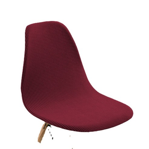 공급 Eames 스트레치 의자 커버 와플 미니멀리스트 테이블 의자 커버 책상 의자 커버, Eames방수와인 레드, 长宽50cm以内
