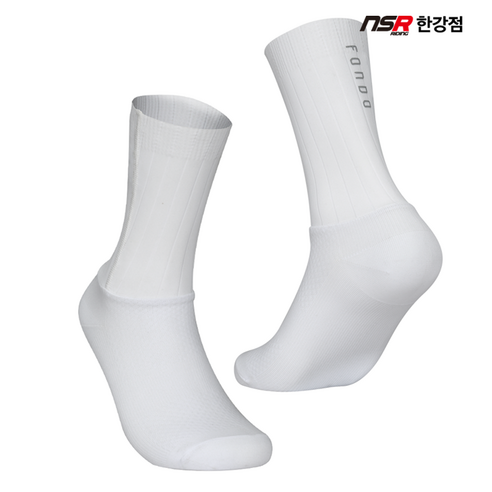 NSR 폰도 에어로 양말 라이딩 자전거 싸이클용 MTB 2023 신제품 (L 사이즈 5월 1째주 입고), 화이트, S, 1개