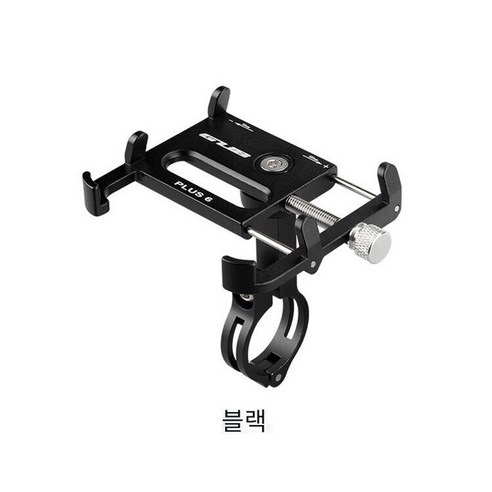 자전거 모바일 내비게이션 브래킷, PLUS6 휴대 전화 홀더 블랙-360 도 회전