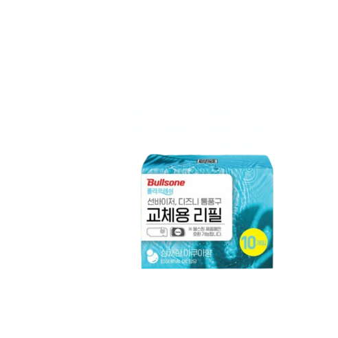 불스원 폴라프레쉬 선바이저 디즈니 통풍구 교체용 차량용 방향제 리필, 아쿠아향, 1개