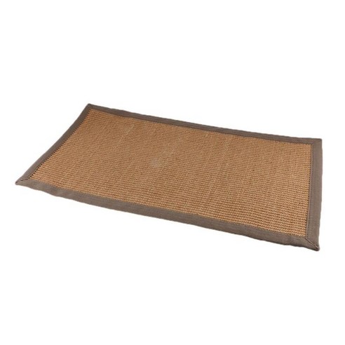 천연 섬유 손으로 짠 사이잘삼 러너 러그 - C 블랙 에지 75x120cm, 카키색 가장자리 40x80cm, Sisal