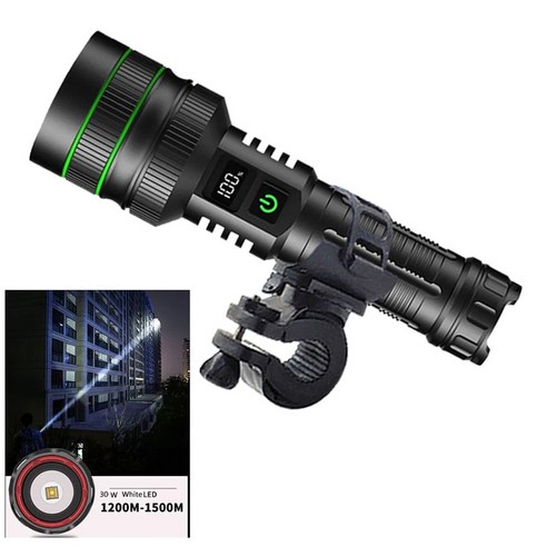 LED손전등 30W 랜턴 플래쉬라이트 후레쉬 미니라이트 후래쉬 간편휴대 간편손전등 자전거 손전등 라이트 add*560Nh