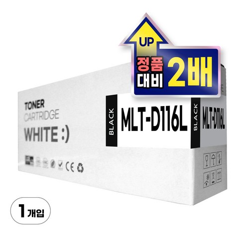삼성 호환 토너 MLT-D116L, MLT-D116L 블랙, 3개