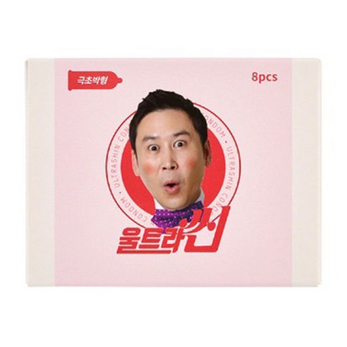 울트라씬 신동엽 극초박형 슬림형 콘돔, 1세트, 8개입