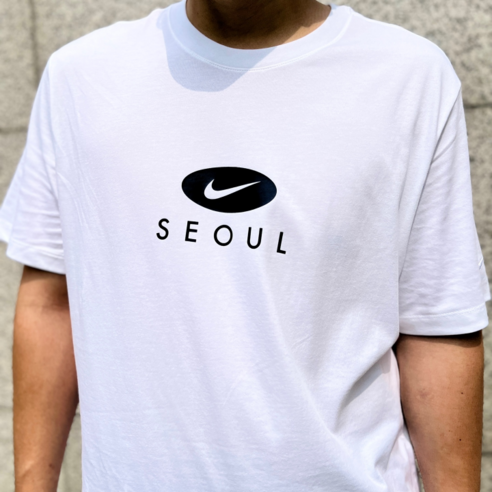 나이키 CTS 스탠다드핏 남성 반팔 티셔츠 반팔티 화이트 편한 캐주얼 티