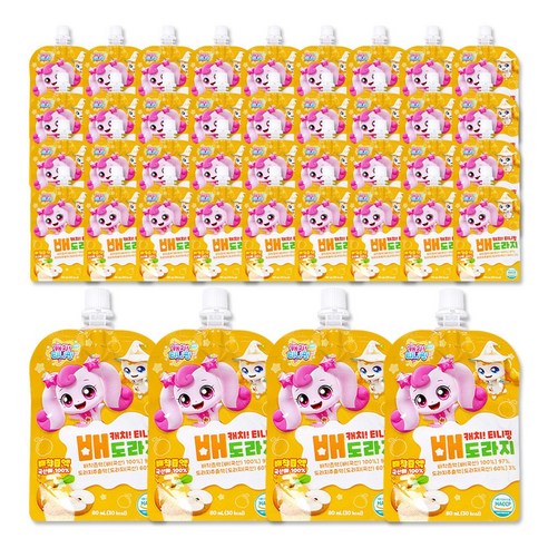 캐치티니핑 배도라지 음료수, 40개, 80ml