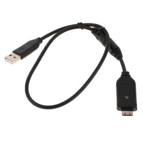 삼성 WB210 WB500 WB550 WB650 WB700 WB600 WB5000 용 USB 충전 케이블, 설명, 블랙, 플라스틱