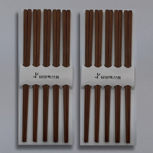나무의 향긋한 향기와 친환경적인 선택, (국내산) 담양 대나무 우드 수저 세트