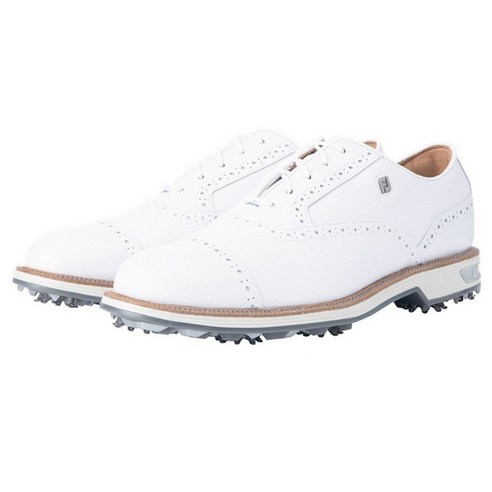 풋조이 남성 골프화 소프트 스파이크 퓨엘 스포츠 보아 55458W 10 풋조이 골프화 DRYJOYS PREMIERE TARLOW Lace 남성용 클래식 신발