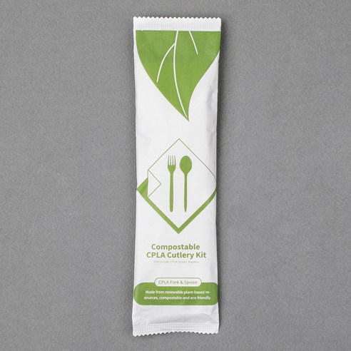 지속 가능한 아름다움: 생분해 스푼, 포크, 냅킨 세트로 완성하는 친환경 테이블