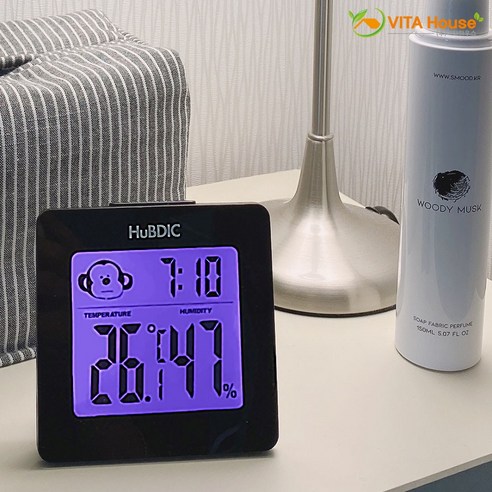 정확한 온습도 측정과 실내 환경 조절에 도움이 되는 휴비딕 디지털 온습도계 SH-1