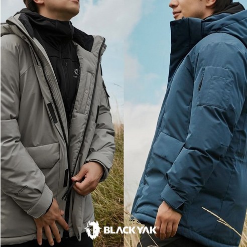 블랙야크 손석구 고어텍스 겨울 등산복 남성용 히마 WSP 구스다운패딩