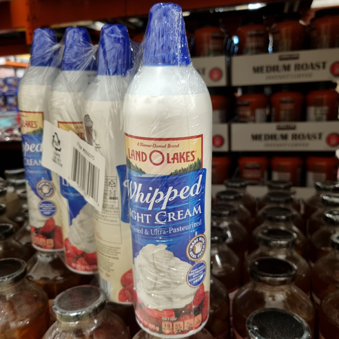 부드러운 달콤함으로 완성하는 디저트의 마법, 랜드 오 레이크 휩트 라이트 스프레이 휘핑 크림