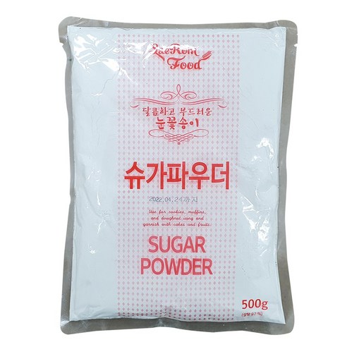 새롬푸드 슈가파우더 500g 슈가파우다, 3개