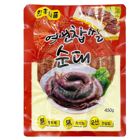 [신중국식품] 연변전통찹쌀순대450g. 순찹쌀.멥쌀순대, 450g, 1개