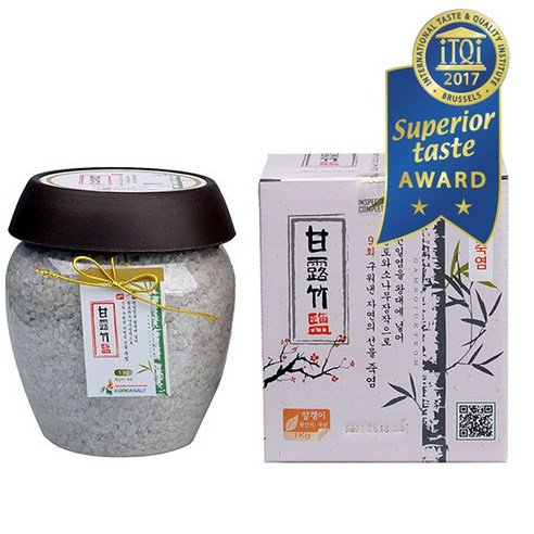 감로죽염 9회죽염 흰빛 흰죽염 1kg 거친분말가루, 1개