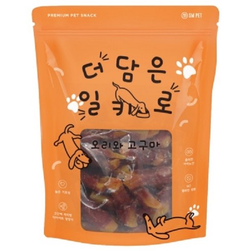 댕댕이 건강과 행복을 위한 최고의 선택, 더담은 일키로 오리 치킨 수제간식!