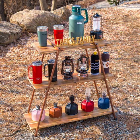 캠핑 필수품: 팩토리장 감성 캠핑선반