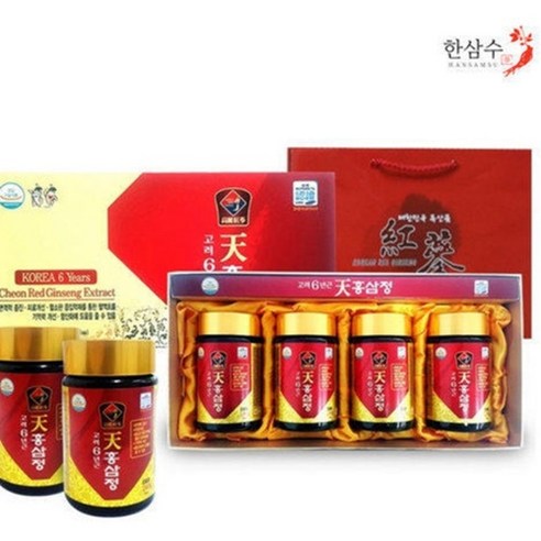 한삼수 한삼수 고려 6년근 천홍삼정 240gX4병