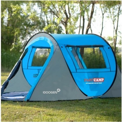 패스트캠프 베이직3 원터치 텐트, 로얄블루, 3~4인용