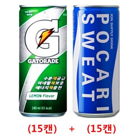 게토레이240ml + 포카리스웨트240ml, 29개, 240ml