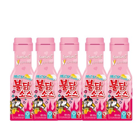 <올따옴> 삼양 까르보불닭소스 200g 5개, 1개