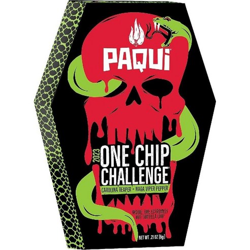 파퀴칩스 Paqui chips 원 칩 챌린지 6g 2023년형 세계에서 가장 매운 과자