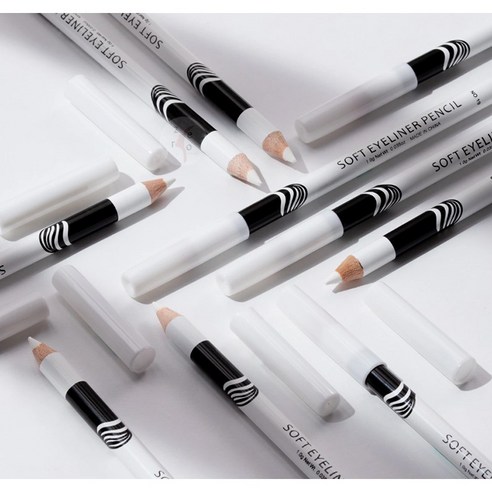 소프트 워터프로프 화이트펜슬, 1개 화이트아이라이너